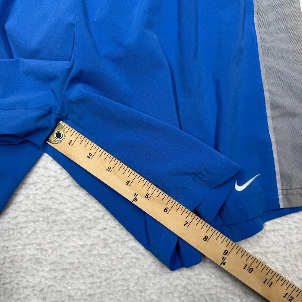 Nike‎ Dry Fit Running Shorts Blue with Liner Drawstring Performance Men's Size M